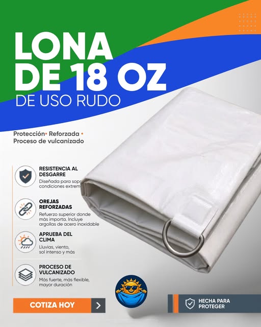 Post: ficha de la lona de 18 oz de uso rudo